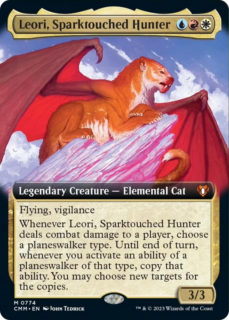 Leori, Sparktouched Hunter (Extended Art) [Commander Masters] | Odin's Place