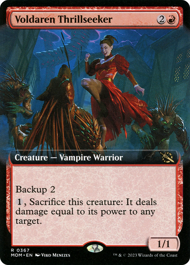 Voldaren Thrillseeker (Extended Art) [March of the Machine] | Odin's Place
