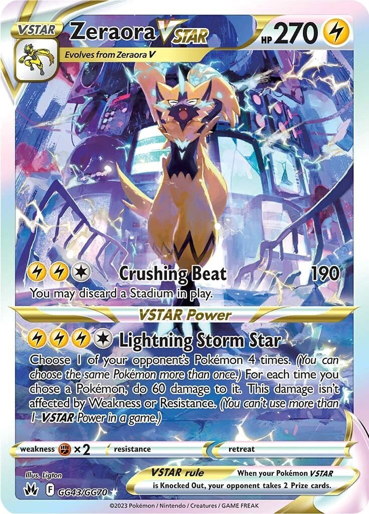 Zeraora VSTAR (GG43/GG70) [Sword & Shield: Crown Zenith] | Odin's Place