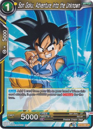 Son Goku, Adventure into the Unknown (BT10-099) [Rise of the Unison Warrior] | Odin's Place