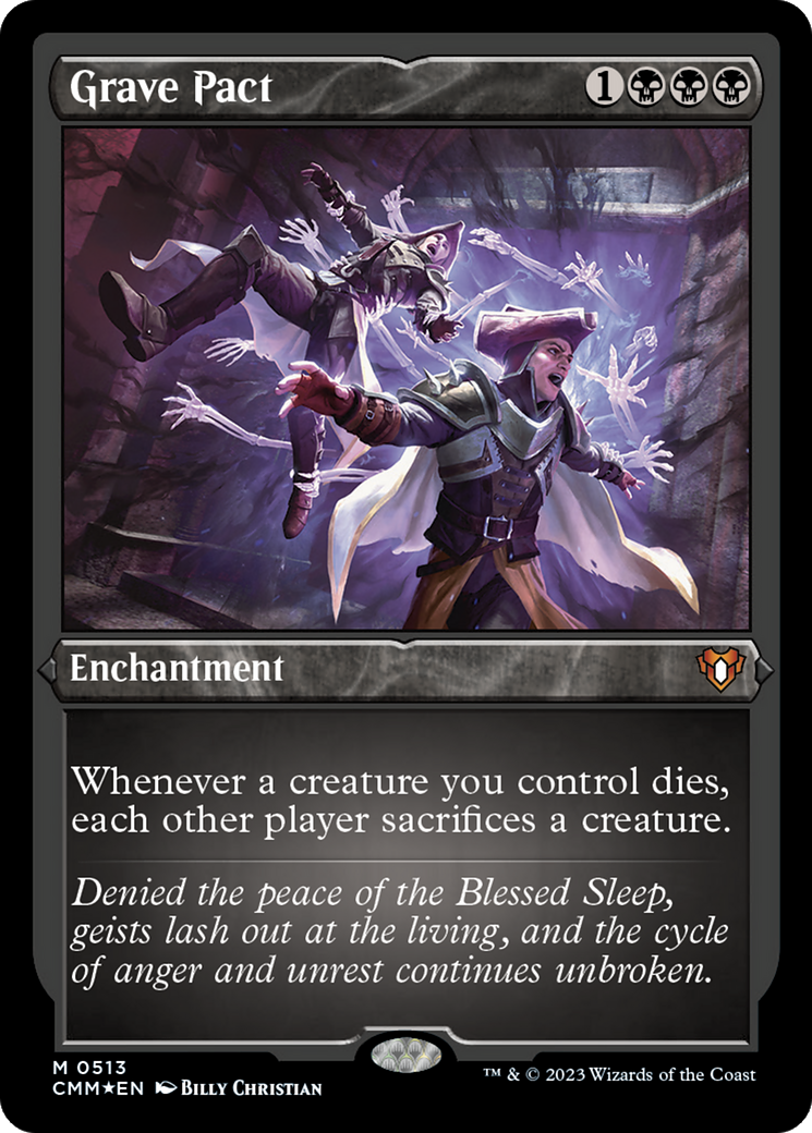 Grave Pact (Foil Etched) [Commander Masters] | Odin's Place