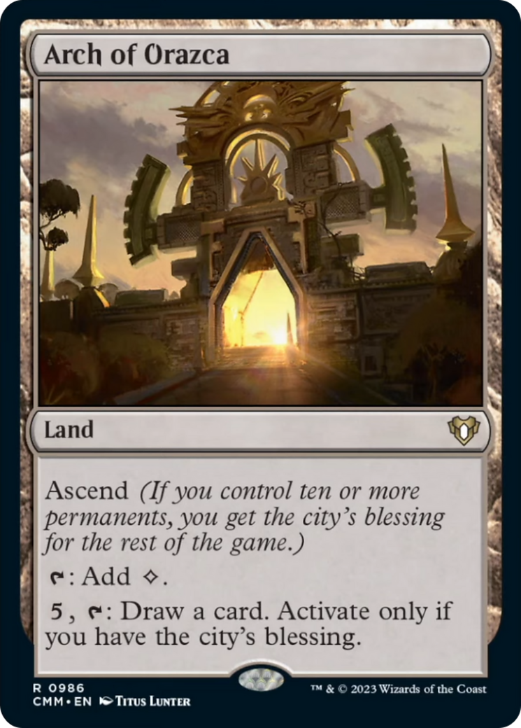 Arch of Orazca [Commander Masters] | Odin's Place