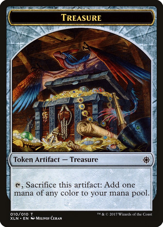 Treasure Token (010/010) [Ixalan Tokens] | Odin's Place