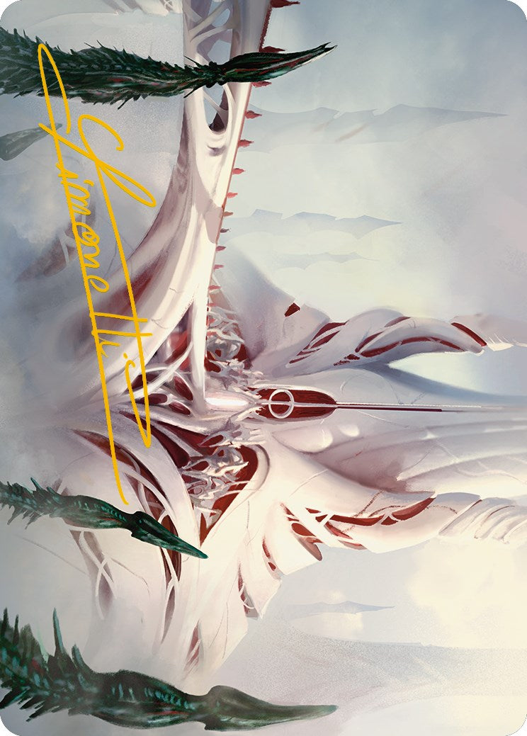 The Fair Basilica Art Card (Gold-Stamped Signature) [Phyrexia: All Will Be One Art Series] | Odin's Place