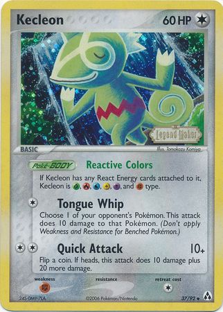 Kecleon (37/92) (Stamped) [EX: Legend Maker] | Odin's Place