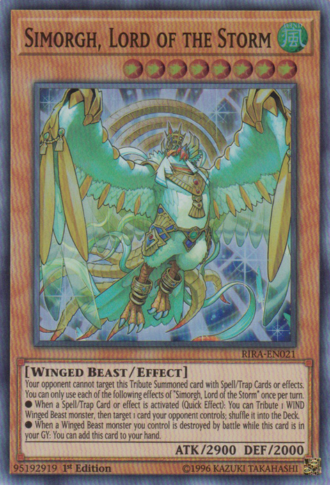Simorgh, Lord of the Storm [RIRA-EN021] Super Rare | Odin's Place