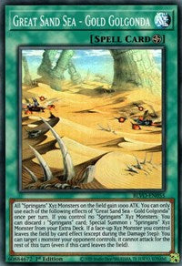 Great Sand Sea - Gold Golgonda [BLVO-EN055] Super Rare | Odin's Place