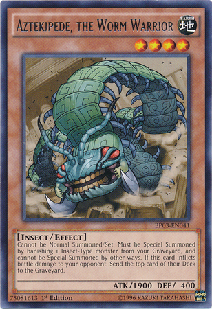 Aztekipede, the Worm Warrior [BP03-EN041] Rare | Odin's Place