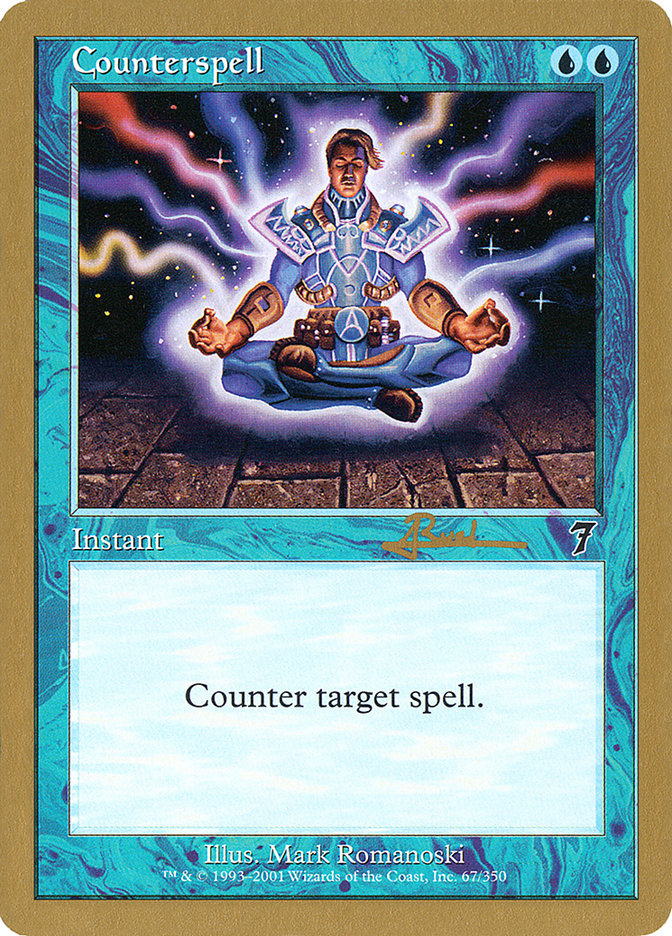 Counterspell (Antoine Ruel) (7ED) [World Championship Decks 2001] | Odin's Place