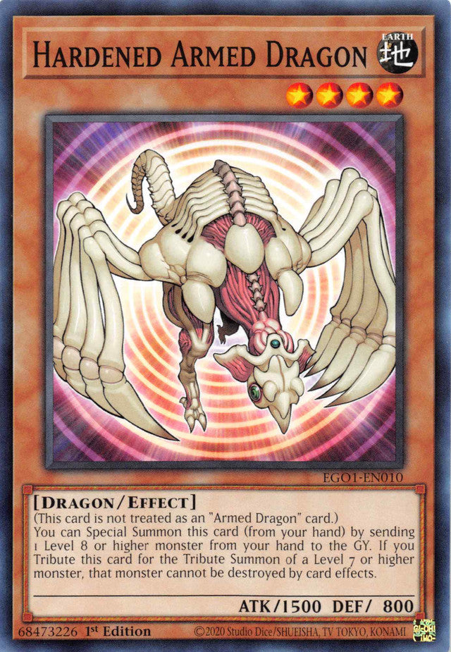 Hardened Armed Dragon [EGO1-EN010] Common | Odin's Place