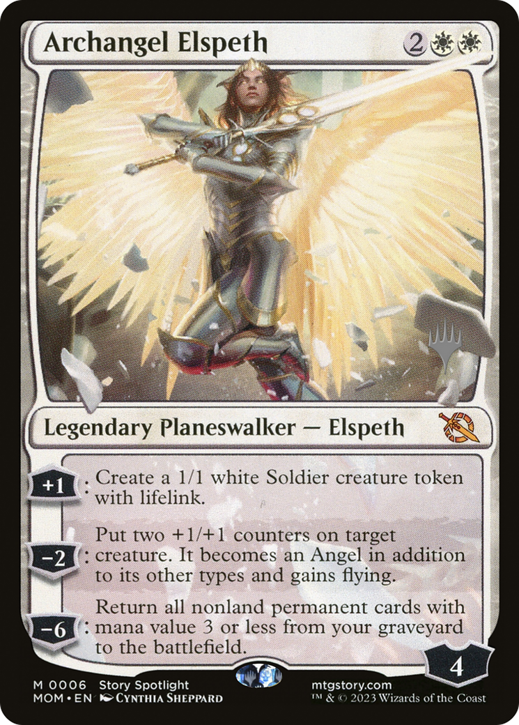 Archangel Elspeth (Promo Pack) [March of the Machine Promos] | Odin's Place