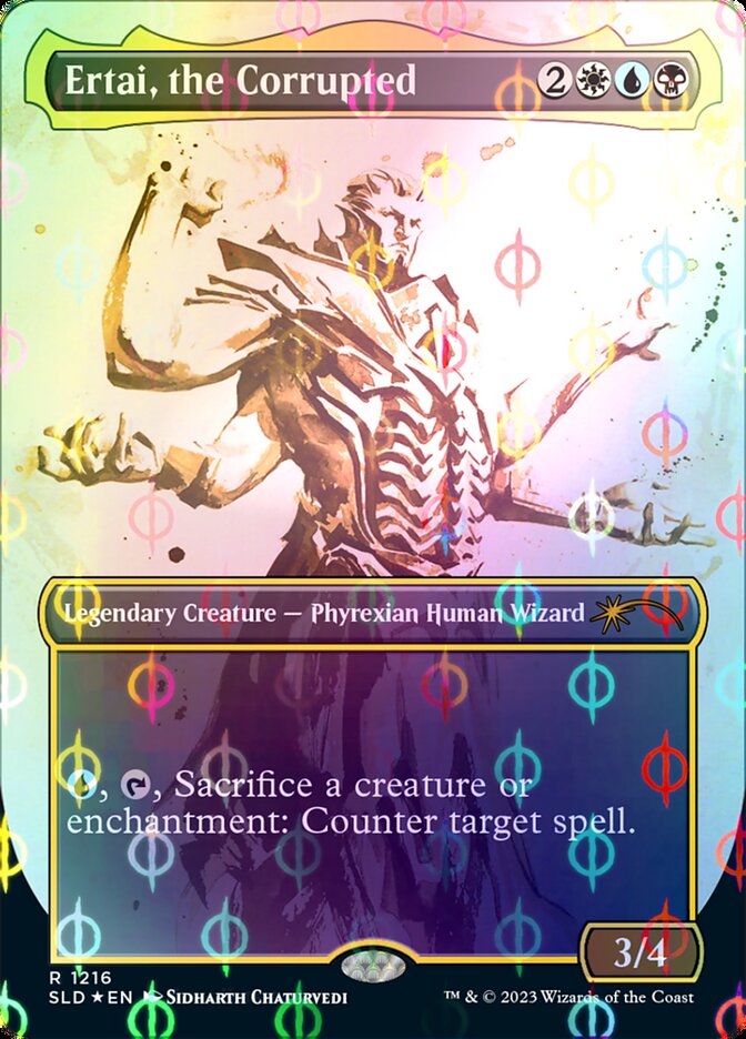 Ertai, the Corrupted (Borderless Ichor Step-and-Compleat Foil) [Secret Lair Drop Series] | Odin's Place