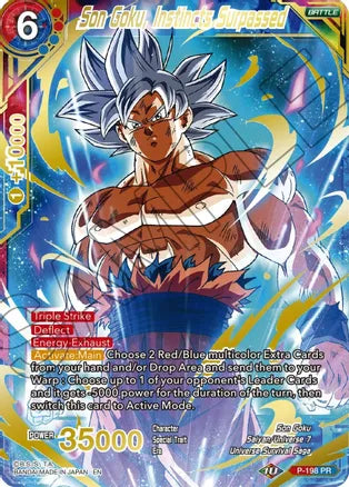 Son Goku, Instincts Surpassed (Gold Stamped) (P-198) [Mythic Booster] | Odin's Place