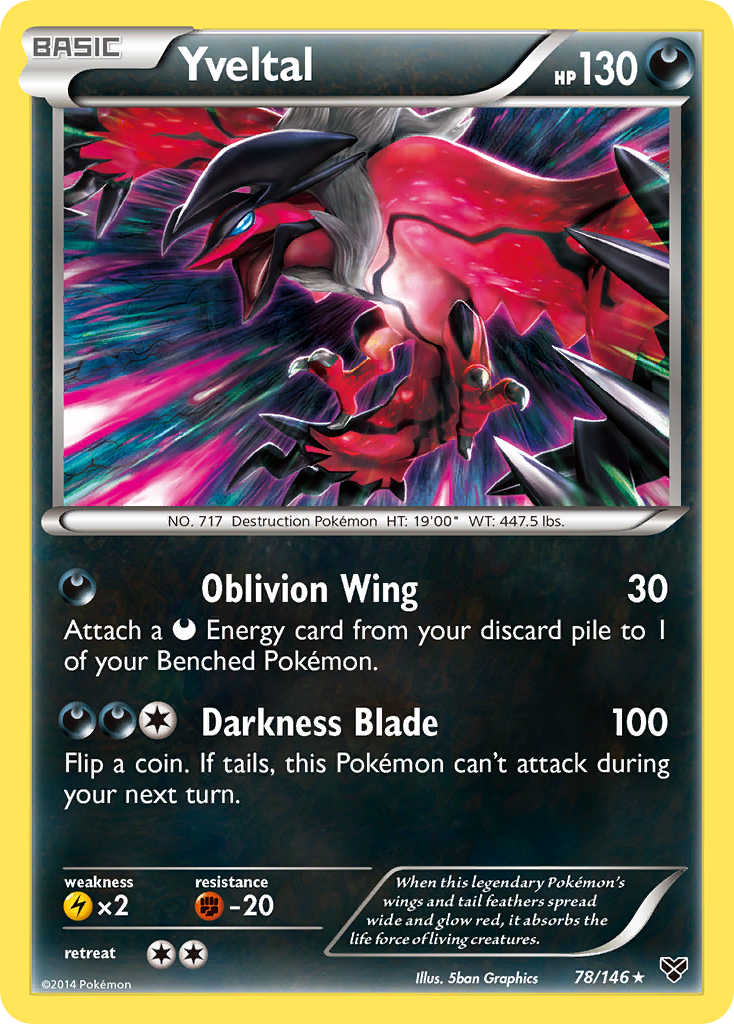 Yveltal (78/146) [XY: Base Set] | Odin's Place