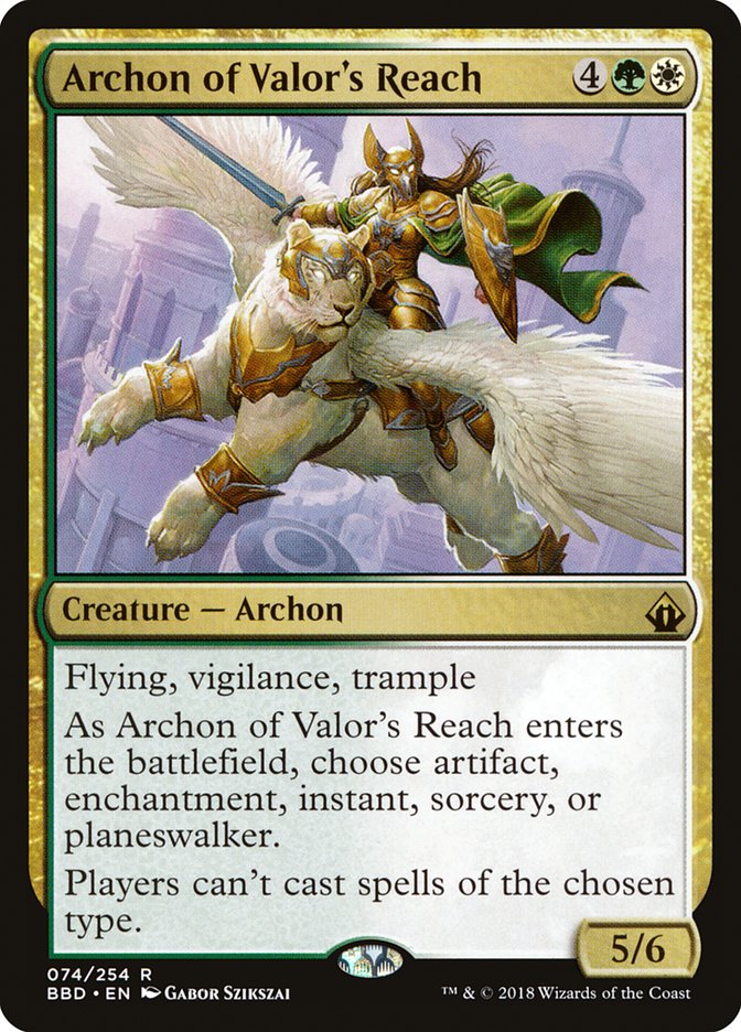 Archon of Valor's Reach (74) [Battlebond] | Odin's Place