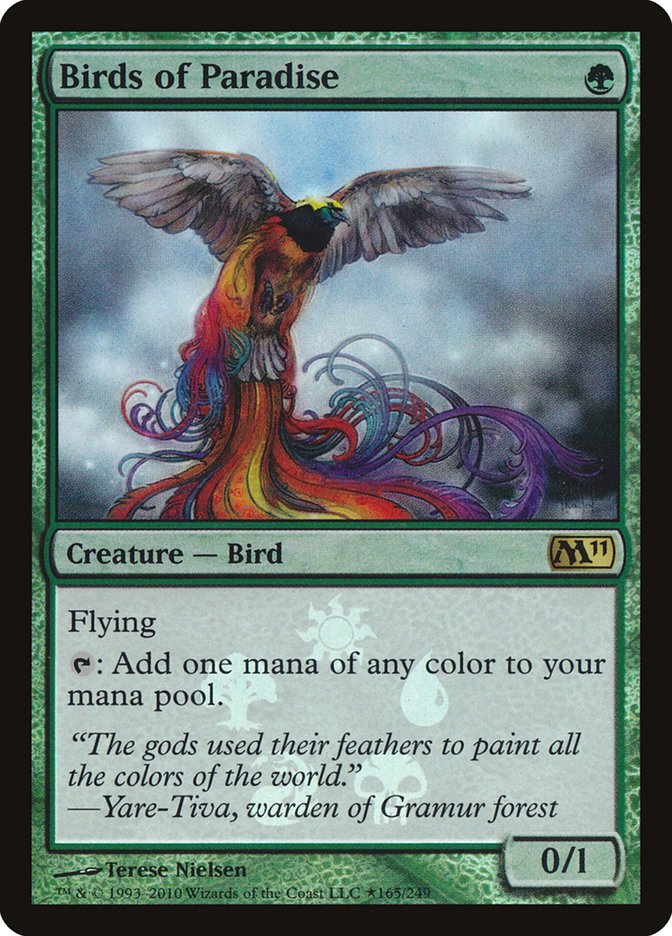 Birds of Paradise (165) (Buy-A-Box) [Magic 2011 Promos] | Odin's Place