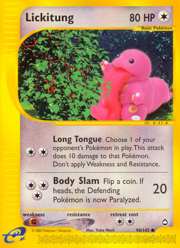 Lickitung (90/147) [Aquapolis] | Odin's Place