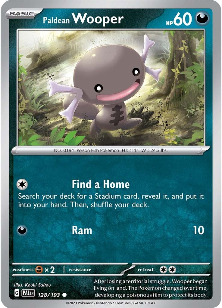 Paldean Wooper (128/193) [Scarlet & Violet: Paldea Evolved] | Odin's Place