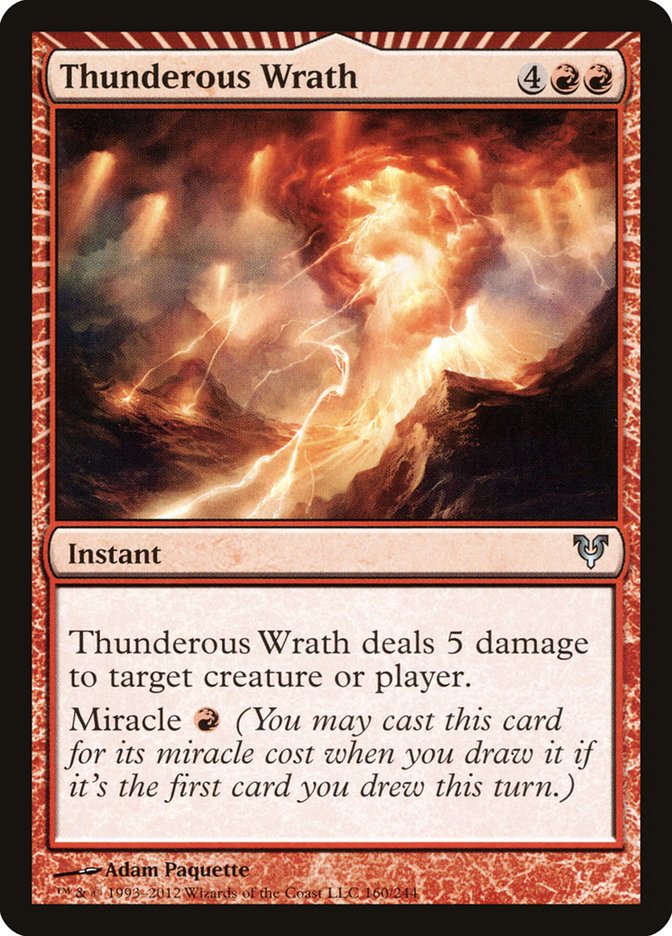 Thunderous Wrath (160) [Avacyn Restored] | Odin's Place