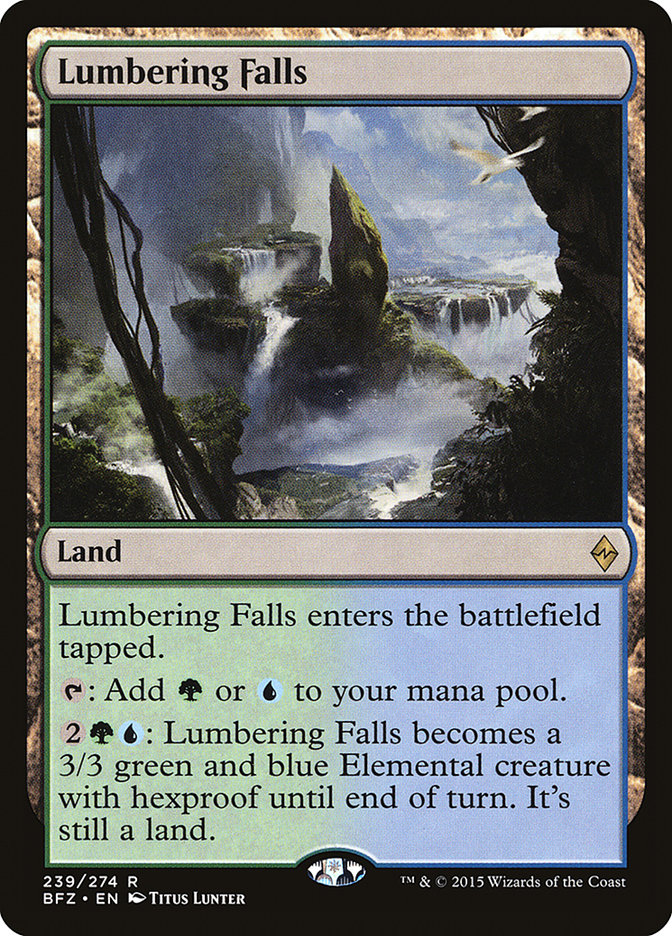 Lumbering Falls (239) [Battle for Zendikar] | Odin's Place