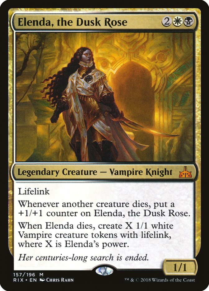 Elenda, the Dusk Rose (157) [Rivals of Ixalan] | Odin's Place