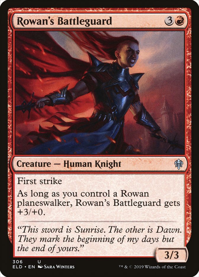 Rowan's Battleguard [Throne of Eldraine] | Odin's Place