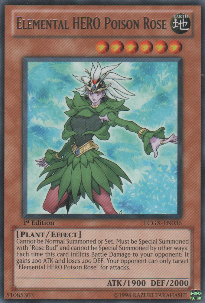 Elemental HERO Poison Rose [LCGX-EN036] Rare | Odin's Place