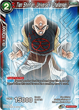 Tien Shinhan, Universe 7 Challenger (BT14-010) [Cross Spirits] | Odin's Place