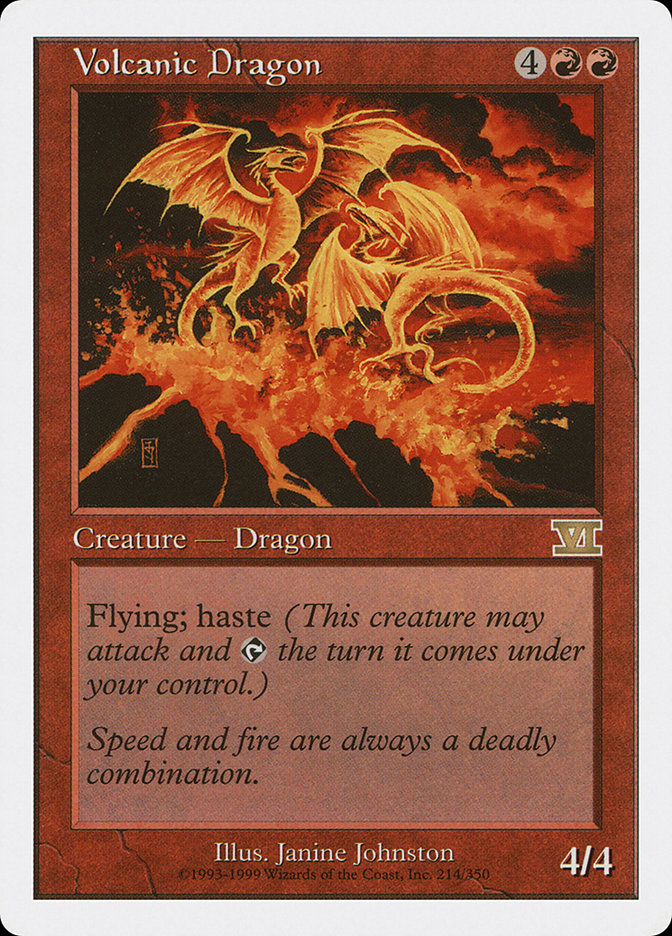 Volcanic Dragon (214) [Classic Sixth Edition] | Odin's Place