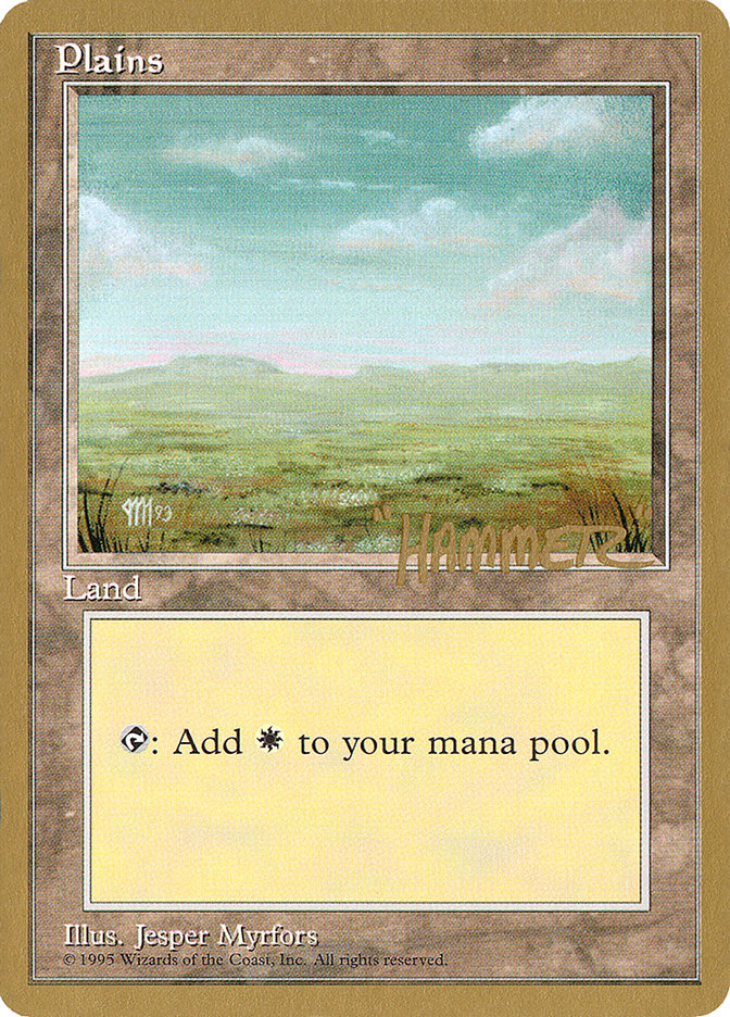 Plains (shr364) (Shawn "Hammer" Regnier) [Pro Tour Collector Set] | Odin's Place