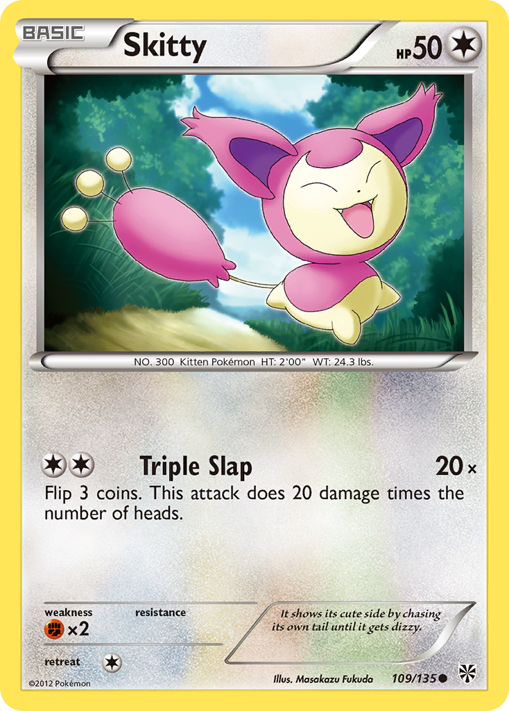 Skitty (109/135) [Black & White: Plasma Storm] | Odin's Place