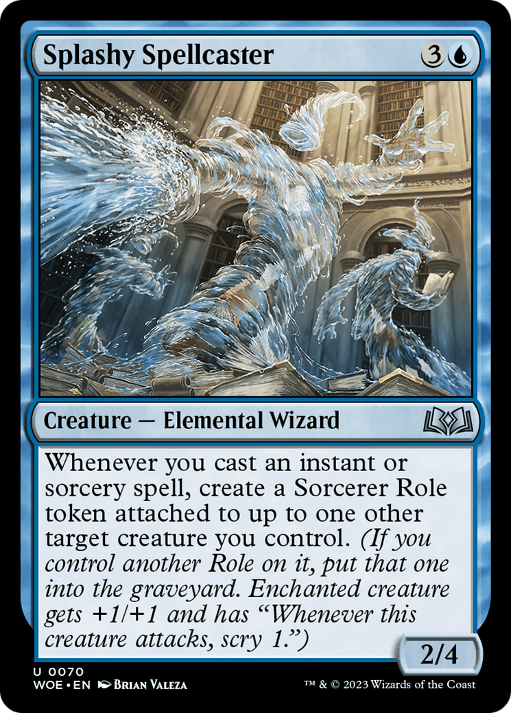 Splashy Spellcaster [Wilds of Eldraine] | Odin's Place