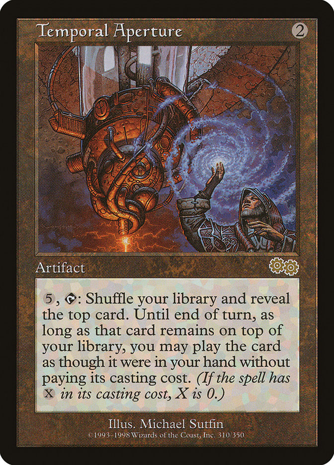Temporal Aperture (310) [Urza's Saga] | Odin's Place