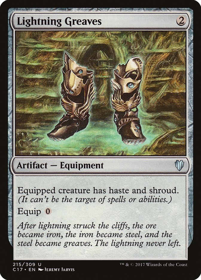 Lightning Greaves (215) [Commander 2017] | Odin's Place