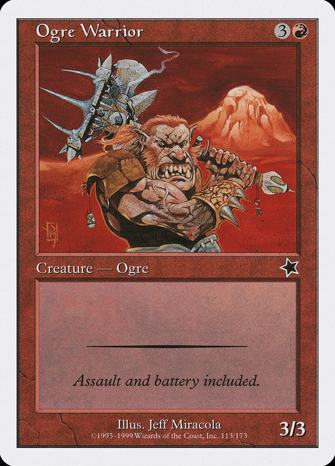 Ogre Warrior (113) [Starter 1999] | Odin's Place