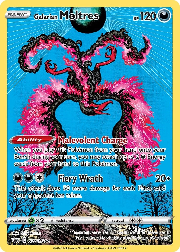 Galarian Moltres (SWSH284) [Sword & Shield: Black Star Promos] | Odin's Place