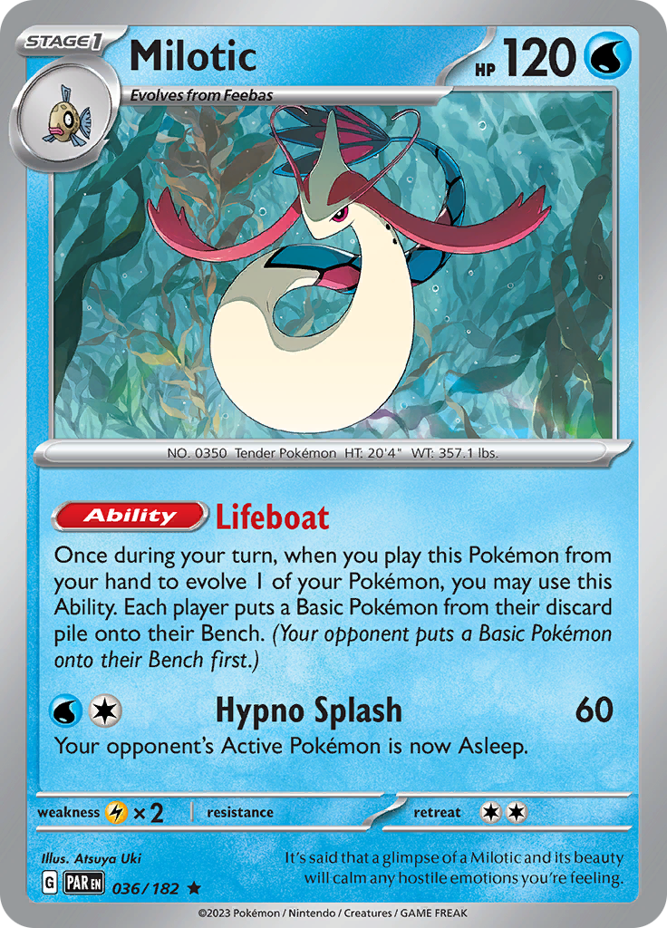 Milotic (036/182) [Scarlet & Violet: Paradox Rift] | Odin's Place