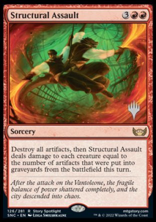 Structural Assault (Promo Pack) [Streets of New Capenna Promos] | Odin's Place