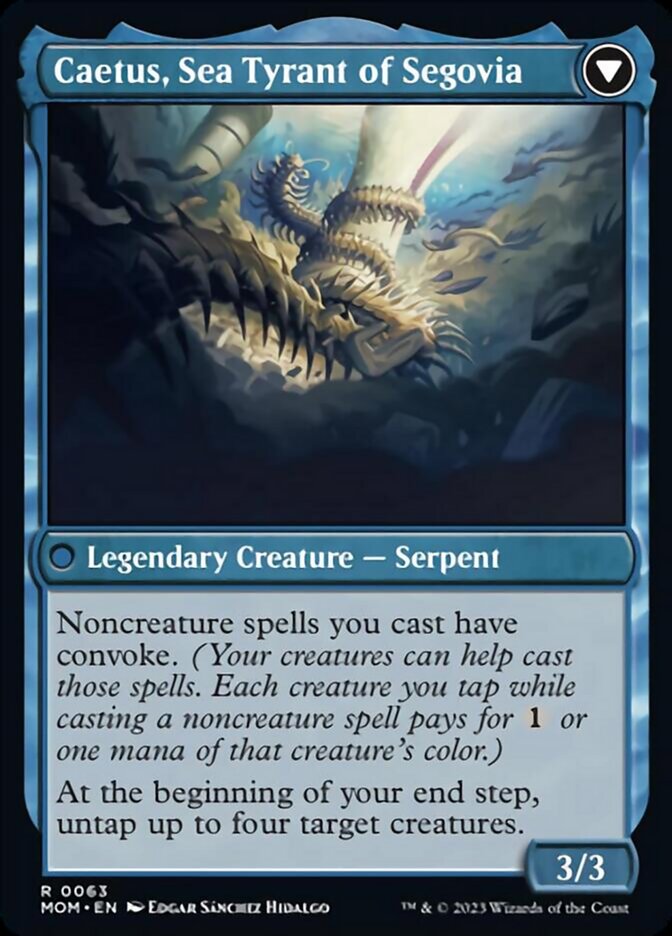 Invasion of Segovia // Caetus, Sea Tyrant of Segovia [March of the Machine] | Odin's Place