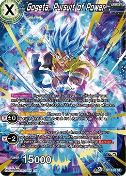 Gogeta, Pursuit of Power (SD12-02) [Rise of the Unison Warrior 2nd Edition] | Odin's Place