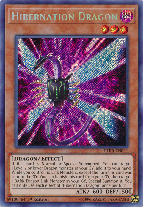 Hibernation Dragon [BLRR-EN041] Secret Rare | Odin's Place