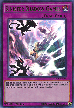 Sinister Shadow Games [MP15-EN114] Ultra Rare | Odin's Place