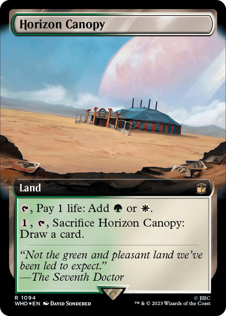Horizon Canopy (Extended Art) (Surge Foil) [Doctor Who] | Odin's Place