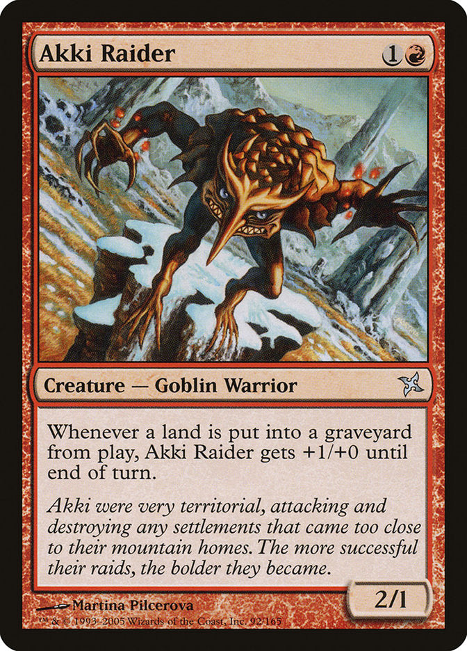 Akki Raider (92) [Betrayers of Kamigawa] | Odin's Place