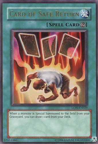 Card of Safe Return [LON-EN029] Ultra Rare | Odin's Place