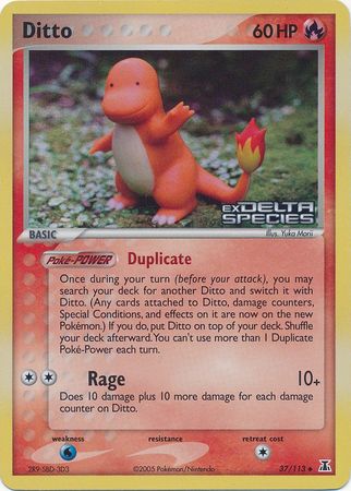 Ditto (37/113) (Stamped) [EX: Delta Species] | Odin's Place