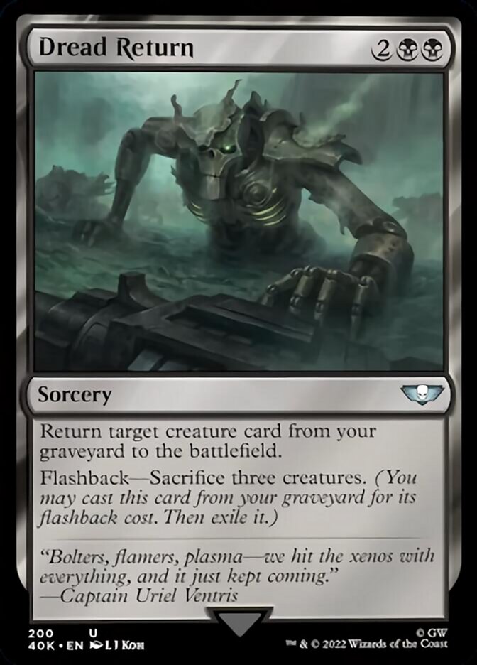 Dread Return (Surge Foil) [Warhammer 40,000] | Odin's Place
