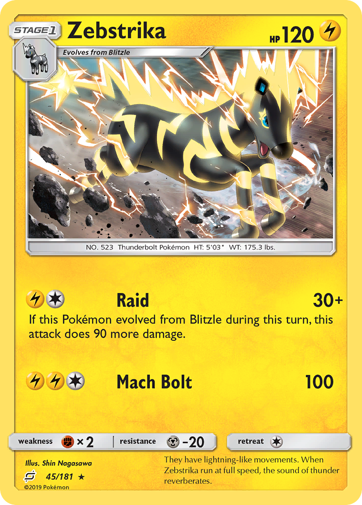 Zebstrika (45/181) [Sun & Moon: Team Up] | Odin's Place