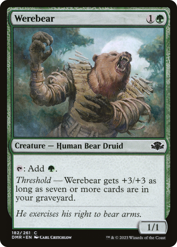 Werebear [Dominaria Remastered] | Odin's Place