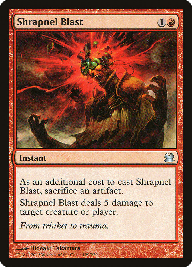 Shrapnel Blast (129) [Modern Masters] | Odin's Place